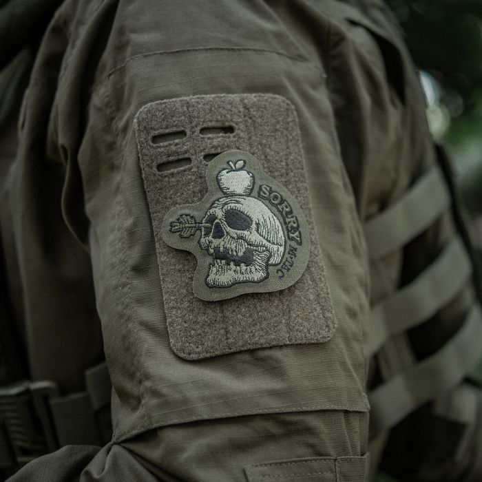 M-Tac нашивка SORRY (вишивка) Ranger Green