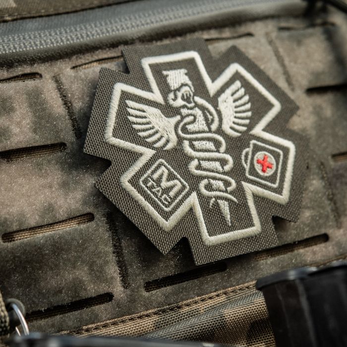 M-Tac нашивка Paramedic (вишивка) Ranger Green