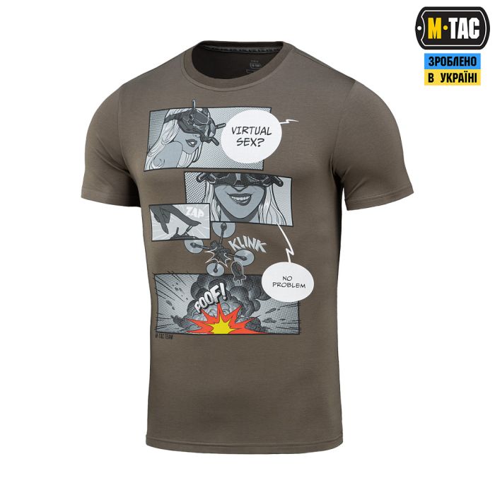 M-Tac футболка Comics Drone Girl Dark Olive