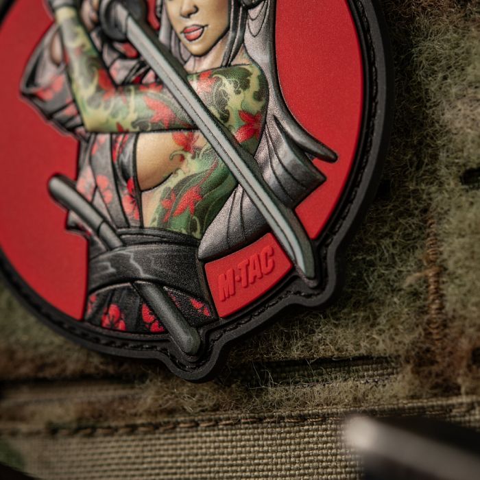 M-Tac нашивка Tactical girl №3 Водограй Green PVC