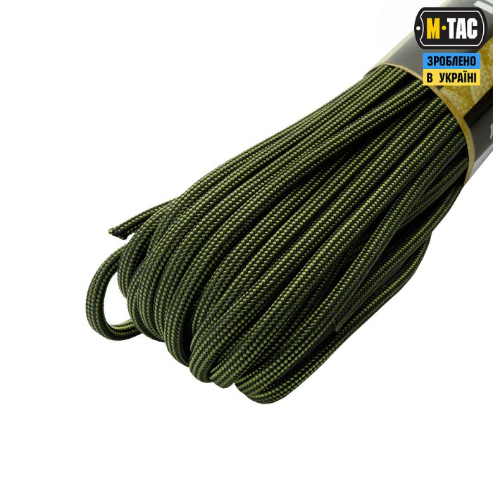 M-Tac паракорд 550 type III Green Snake 15м