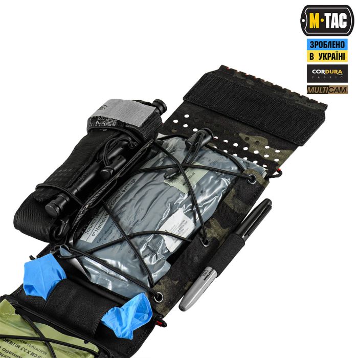 M-Tac Аптечка-вкладиш тактична індивідуальна IFAK Elite Multicam Black