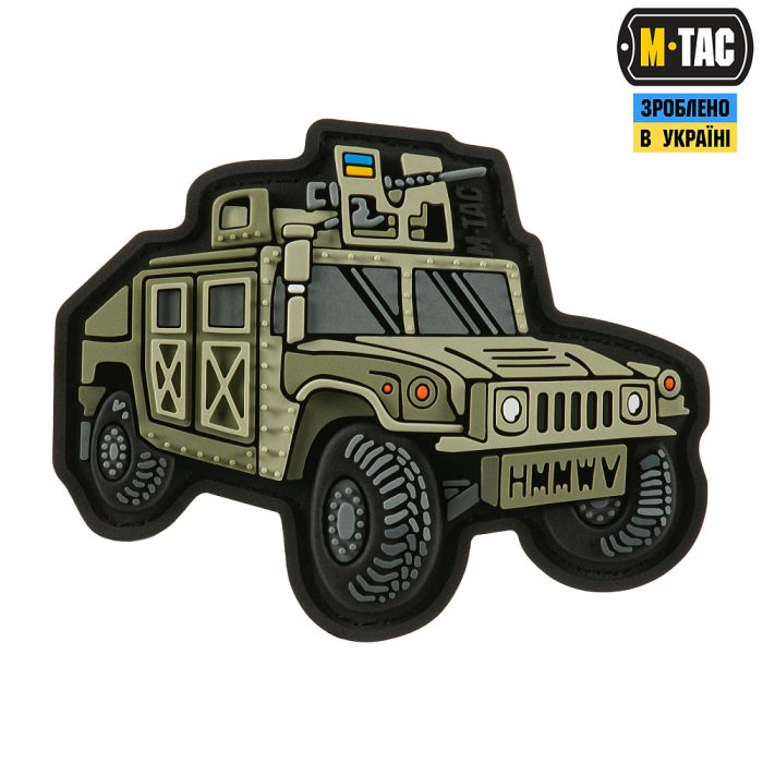 M-Tac нашивка HMMWV (PVC) olive