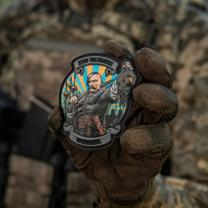 M-Tac нашивка Zero Tolerance PVC Grey