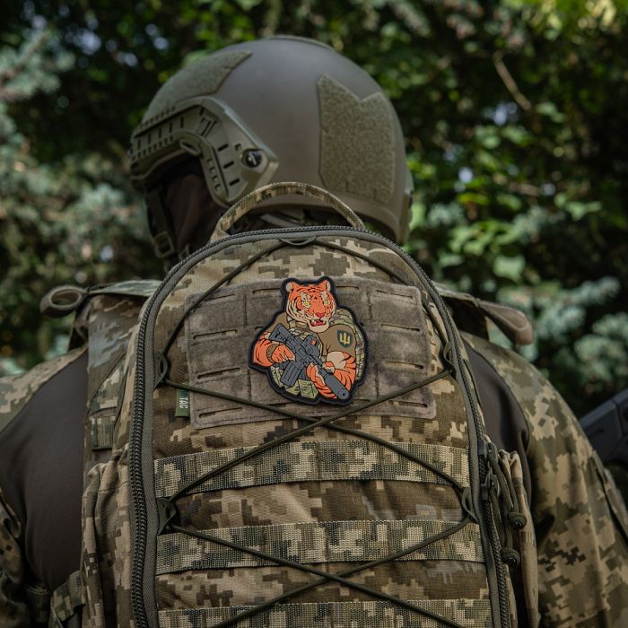 M-Tac нашивка Тигр загально військовий PVC