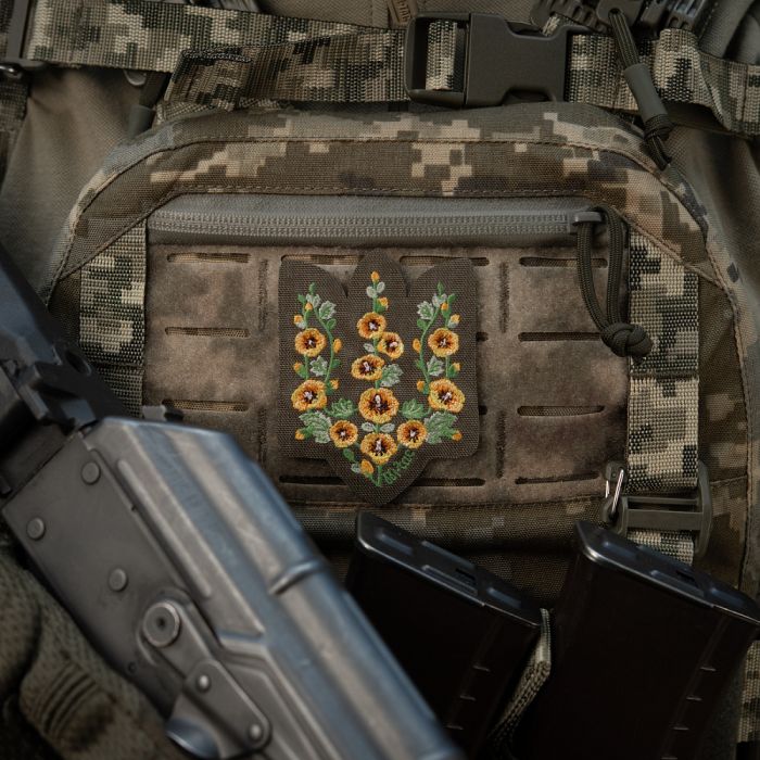 M-Tac нашивка Тризуб Мальви (вишивка) Ranger Green