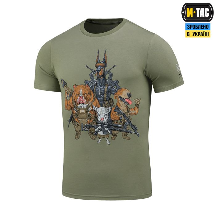 M-Tac футболка Rex team Light Olive