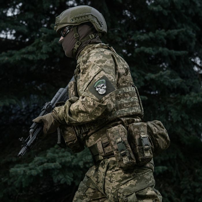 Нашивка Череп у береті (ДПСУ)