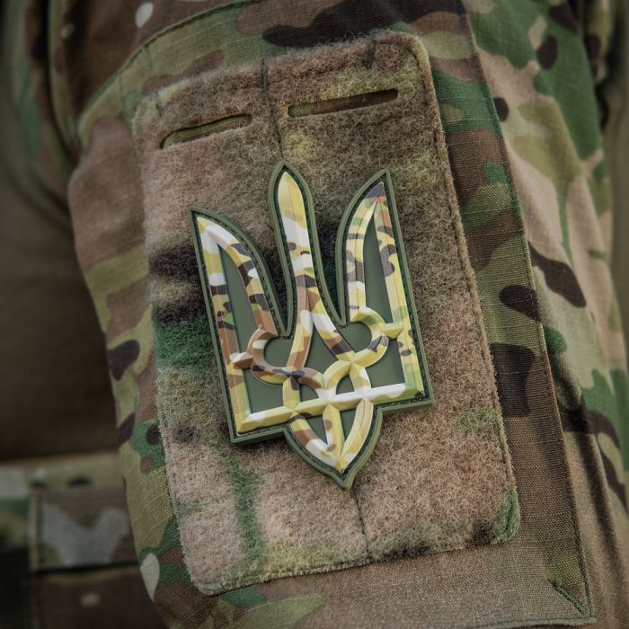 Нашивка Тризуб PVC великий MC