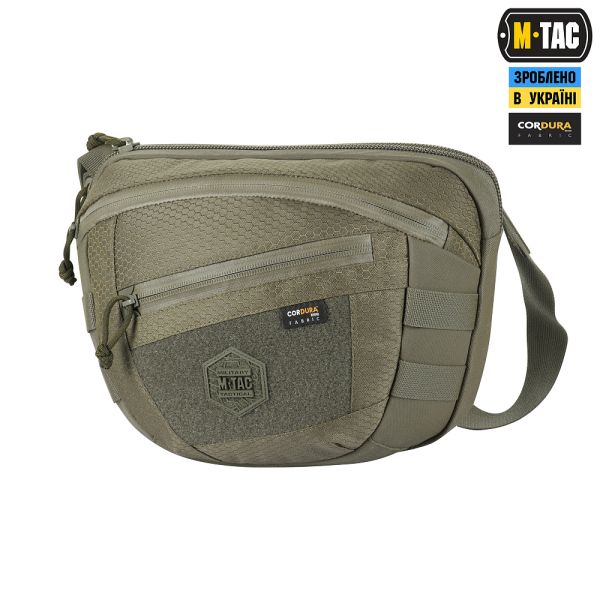 M-Tac сумка Sphaera Hex Hardsling Bag Large з липучкою Elite Ranger Green