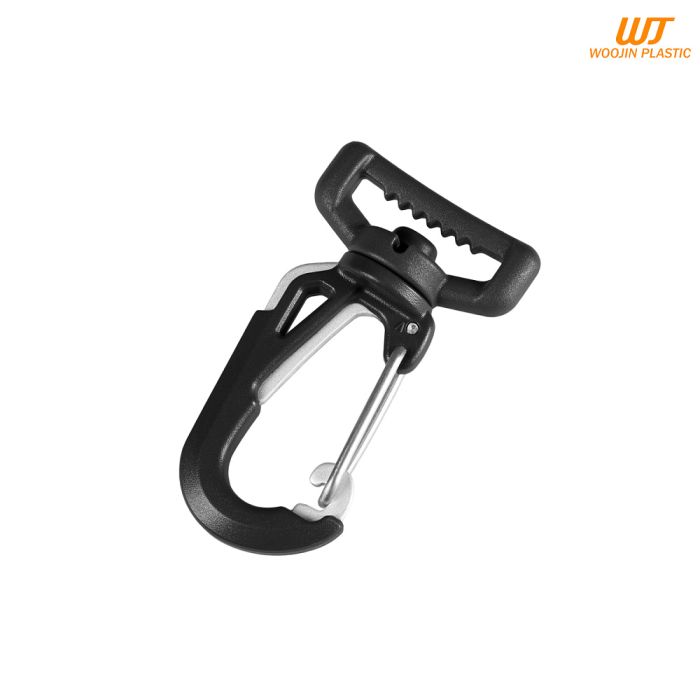 Woojin Plastic карабін Ultra Metal Hook 25mm Black
