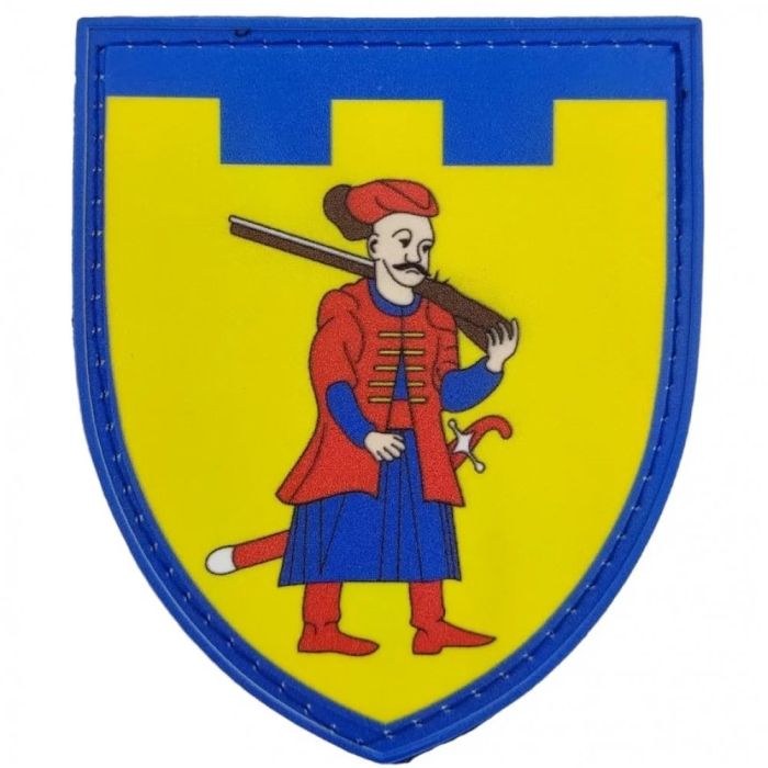 Шеврон ПВХ ТрО 110 бригади ЗСУ Запоріжжя