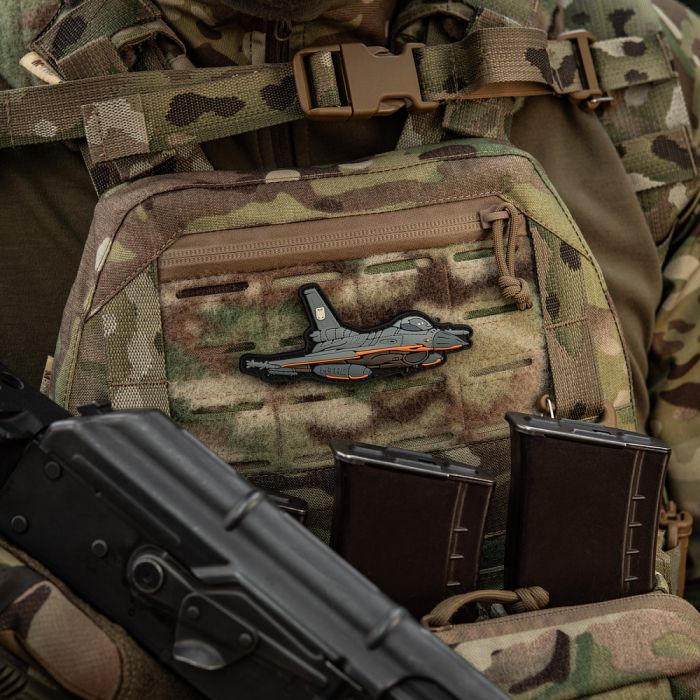 M-Tac нашивка F-16 PVC