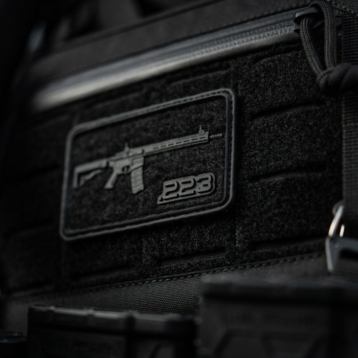 M-Tac нашивка AR-15 Velcro/PVC Black