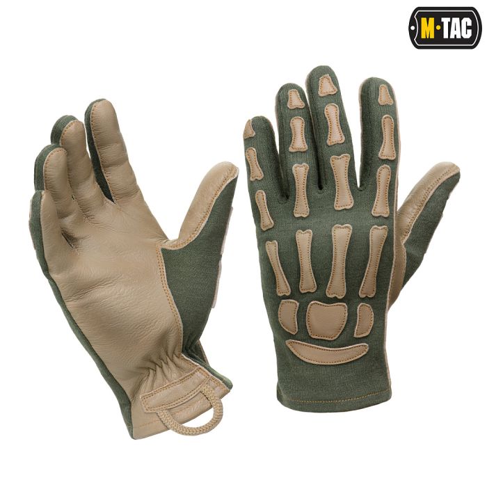 M-Tac рукавички Skeleton Nomex Olive/Coyote