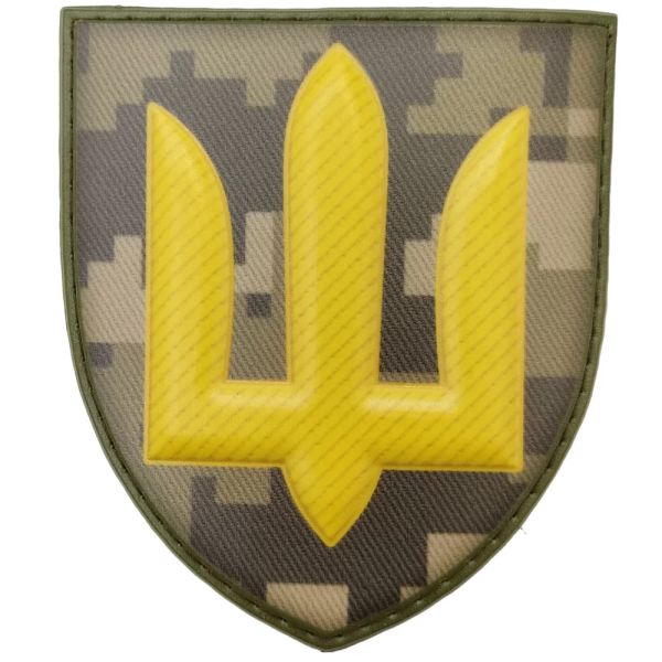 Шеврон ПВХ ЗСУ Загальновійськовий сухопутних військ піксель