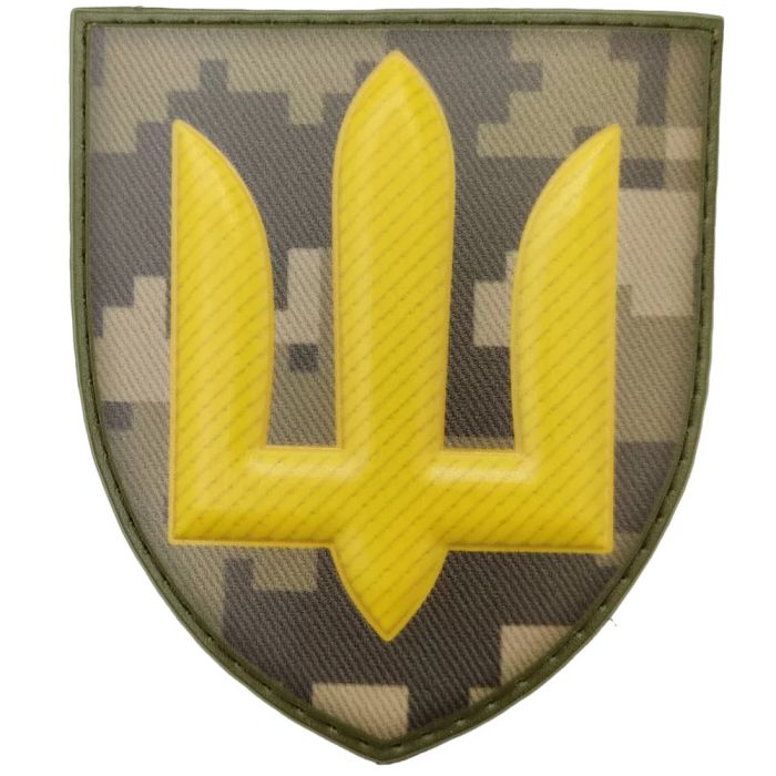 Шеврон ПВХ ЗСУ Загальновійськовий сухопутних військ піксель