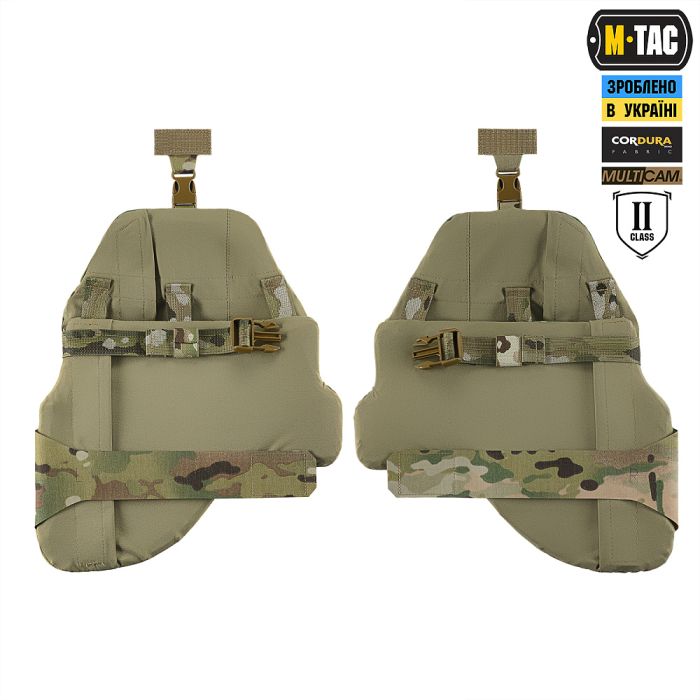 M-Tac плечовий захист з балістичними пакетами 2 клас (FMS) Ергономічний (Пара) Multicam