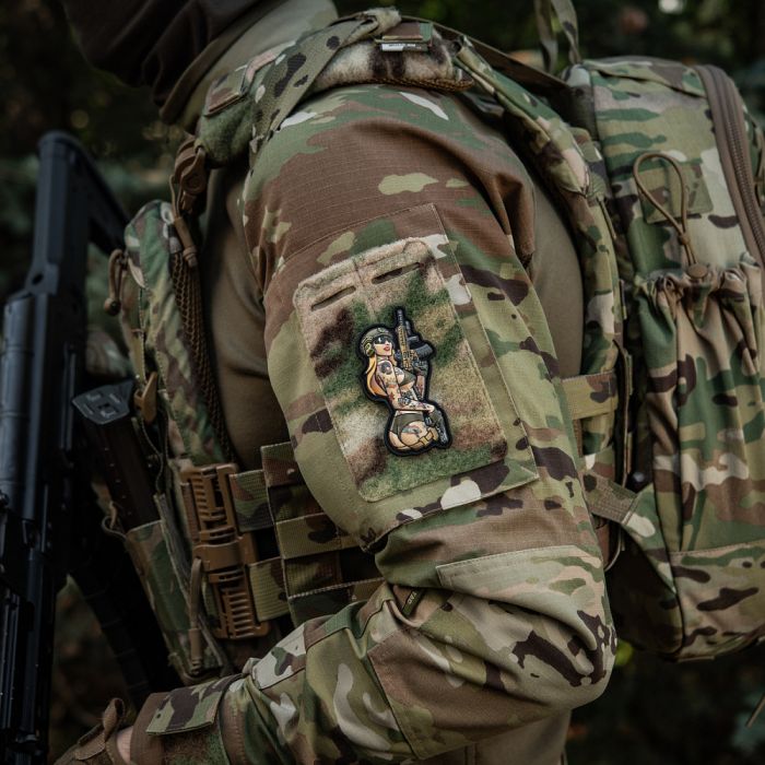 M-Tac нашивка Tactical girl №4 PVC tattoo Пантера