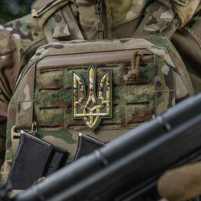 Нашивка Тризуб PVC великий MC