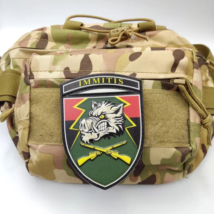 Шеврон ПВХ ЗСУ 71 окрема егерська бригада Immitis