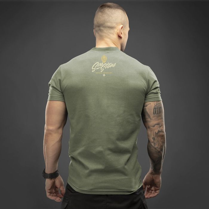 SvaStone футболка Bone Saw Olive