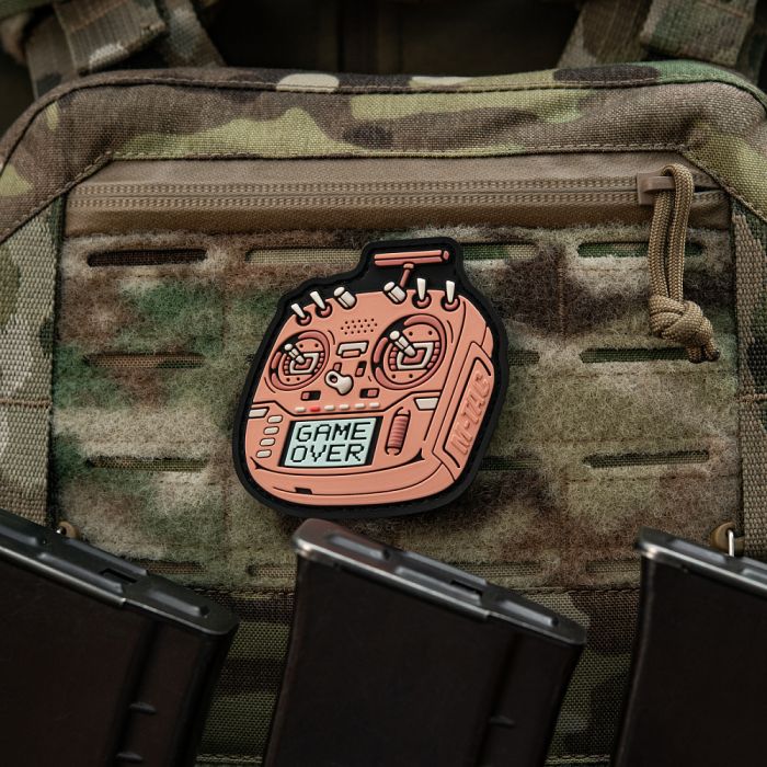 M-Tac нашивка пульт FPV рожевий (PVC)