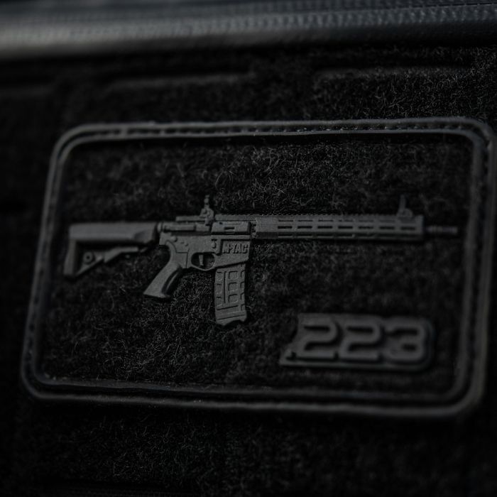 M-Tac нашивка AR-15 Velcro/PVC Black