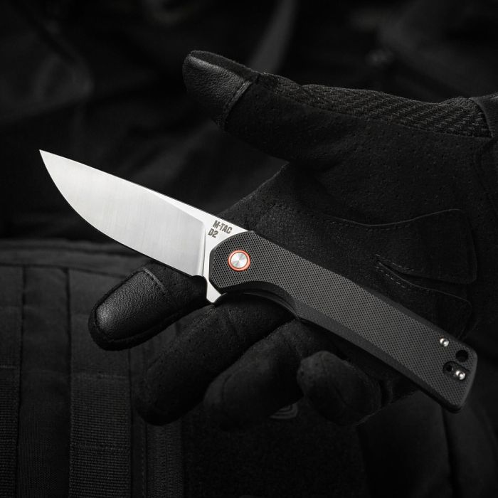 M-Tac ніж складний Type 16 Black/Steel