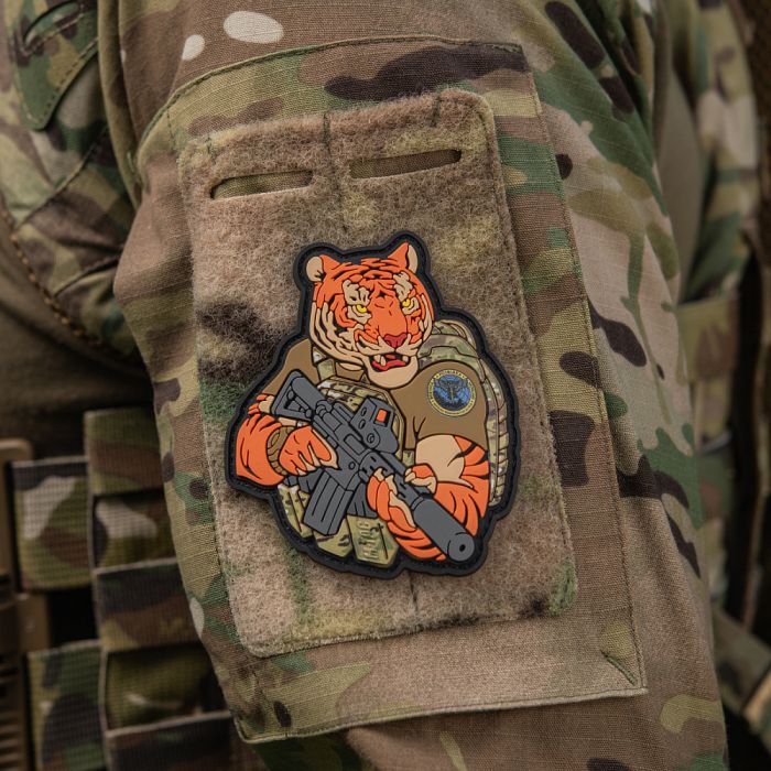 M-Tac нашивка Тигр Воєнна Розвідка України PVC