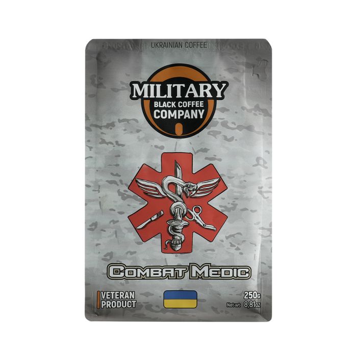 Military Black Coffee Company зерно Combat Medic-Бразилія сантос Арабіка