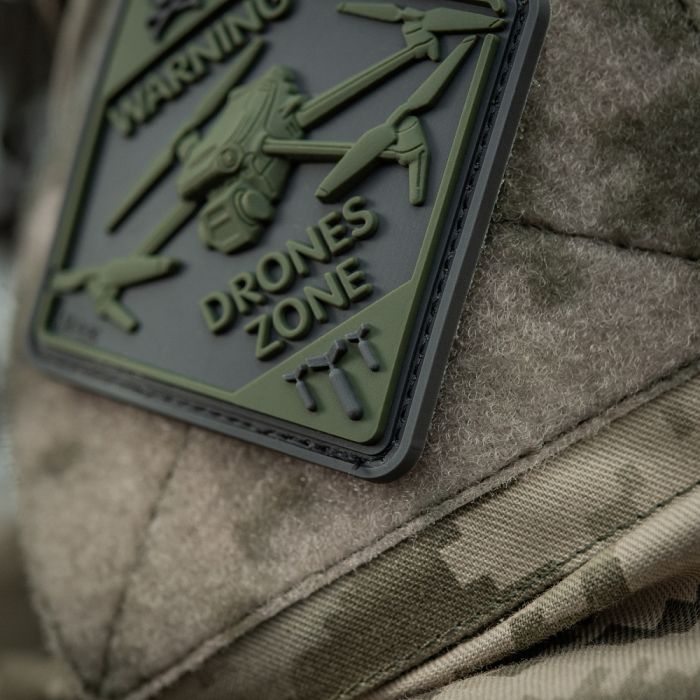 M-Tac нашивка Drones Zone PVC Olive