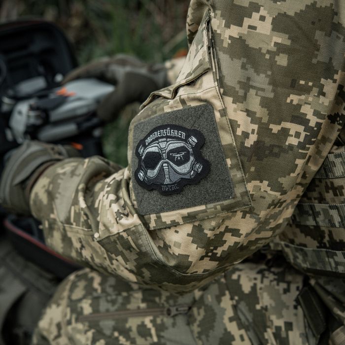 M-Tac нашивка Drohnenführer (вишивка) Black