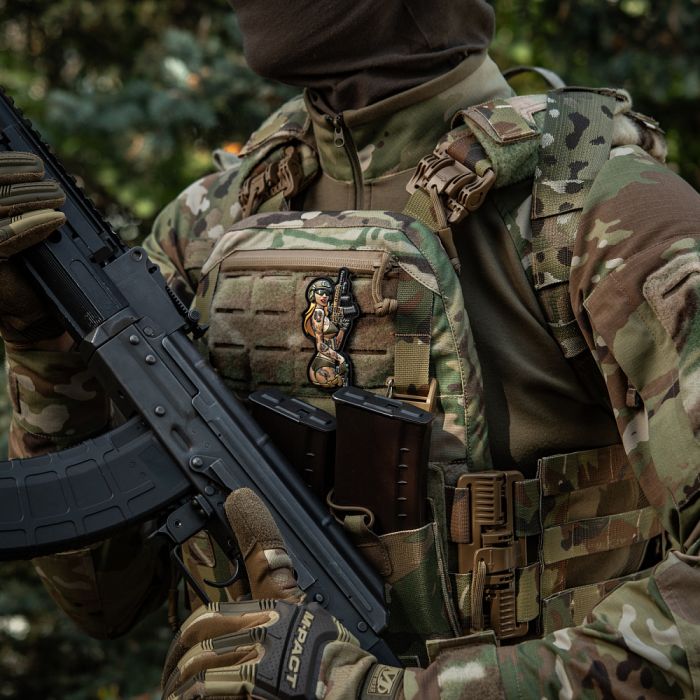 M-Tac нашивка Tactical girl №4 PVC tattoo Пантера