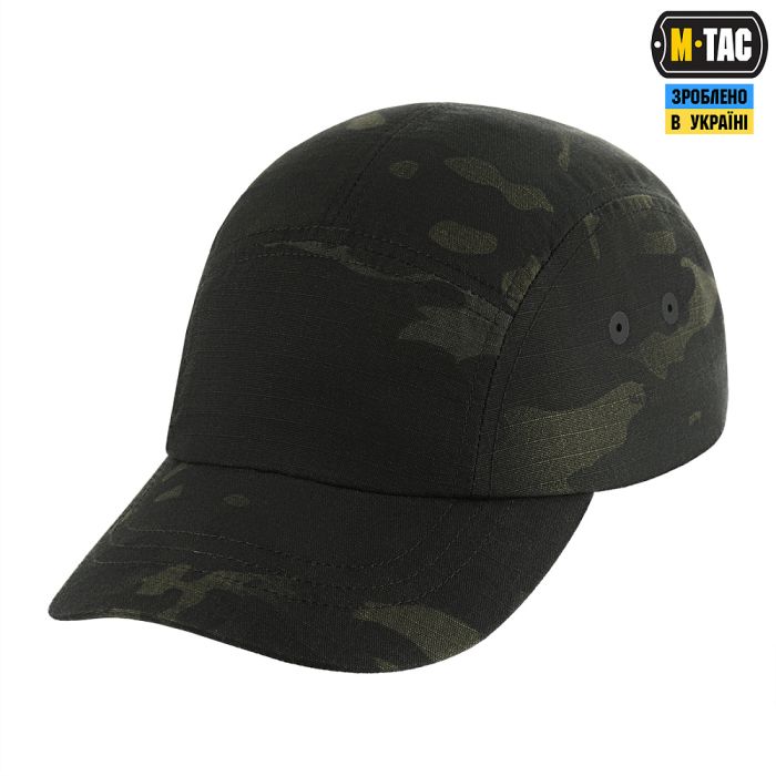 M-Tac бейсболка Five Panel NYCO Extreme Multicam Black