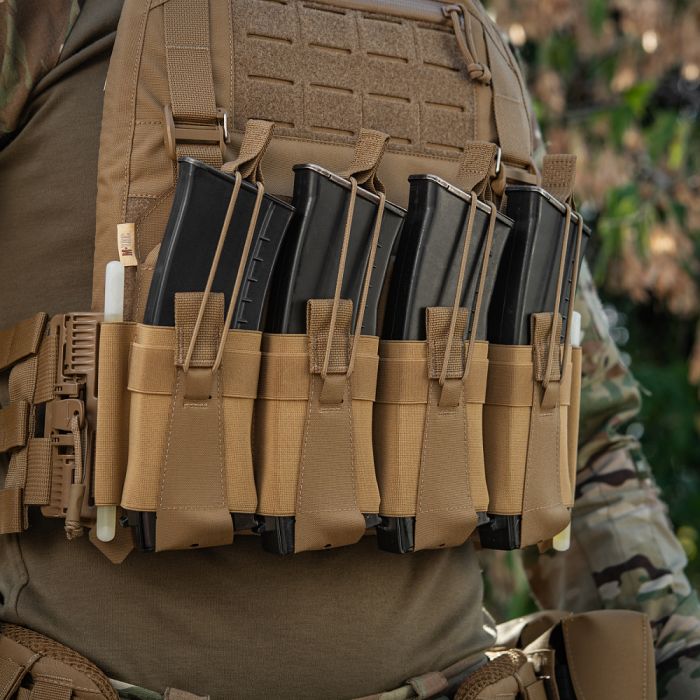 M-Tac передня панель для плитоноски Cuirass QRS XL на 4 магазина Coyote