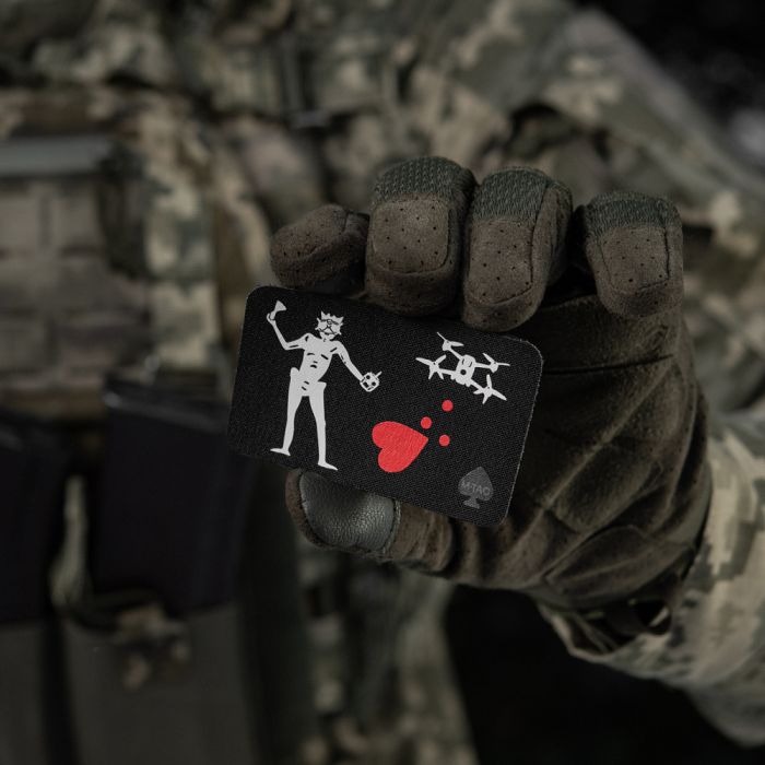 M-Tac нашивка прапор Чорна Борода Дрон Black