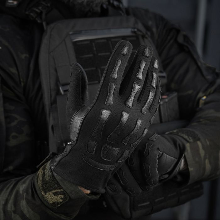 M-Tac рукавички Skeleton Nomex Black