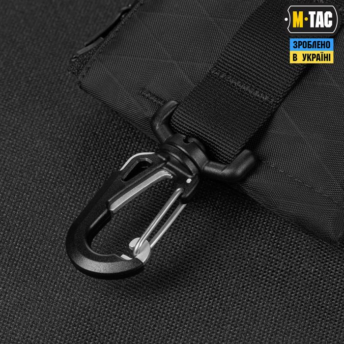 M-Tac гаманець горизонтальний з карабіном X-Pac Elite Black
