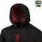 M-Tac кофта Hoodie Один в полі воїн Oversize Hard Black