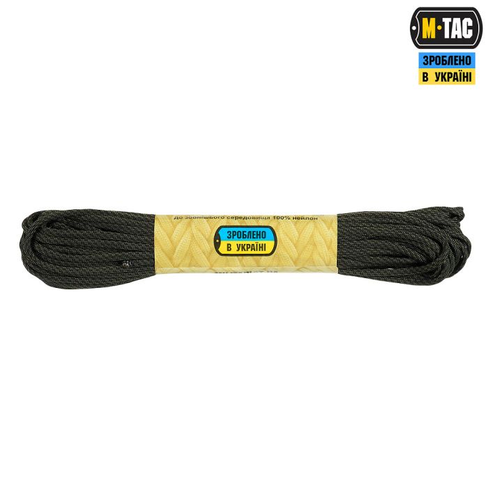 M-Tac паракорд 550 type III Black/Green Stairs 15м