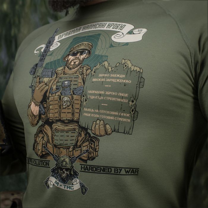 M-Tac реглан Заповіді стрільця Light Olive