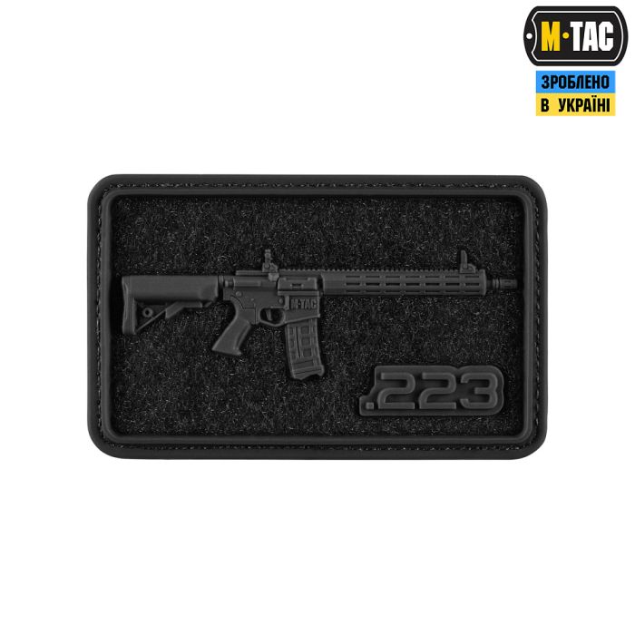M-Tac нашивка AR-15 Velcro/PVC Black