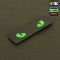 M-Tac нашивка Cat Eyes Laser Cut Ranger Green/Green/GID