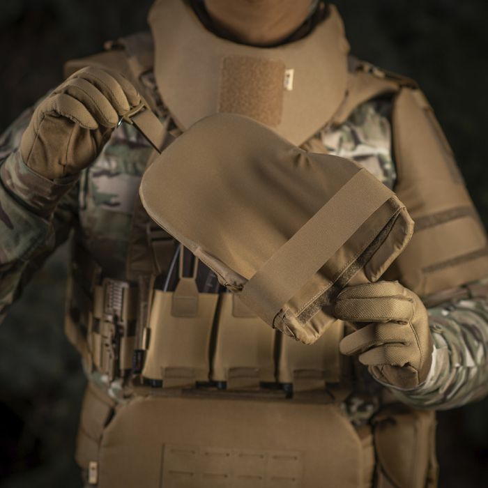 M-Tac плечовий захист з балістичними пакетами 1 клас для Cuirass QRS Coyote