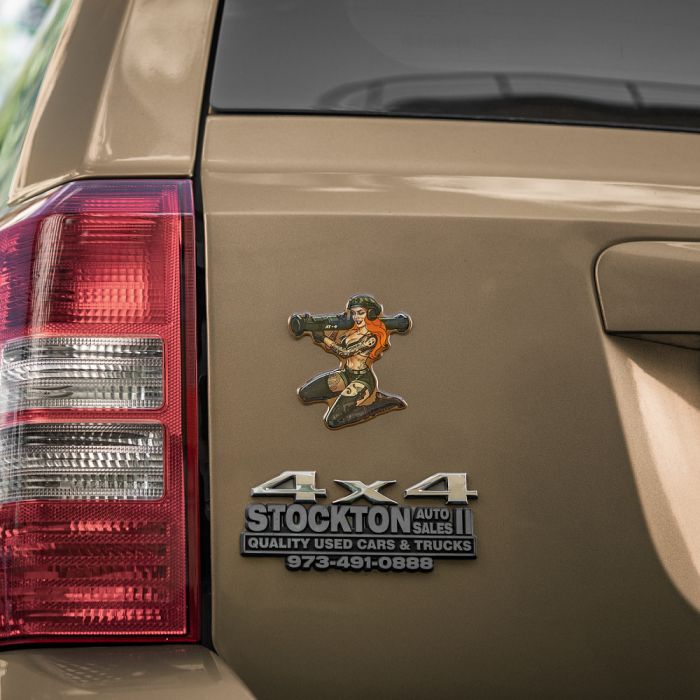 M-Tac наклейка об'ємна Tactical girl №10 AT4 Скандінавік