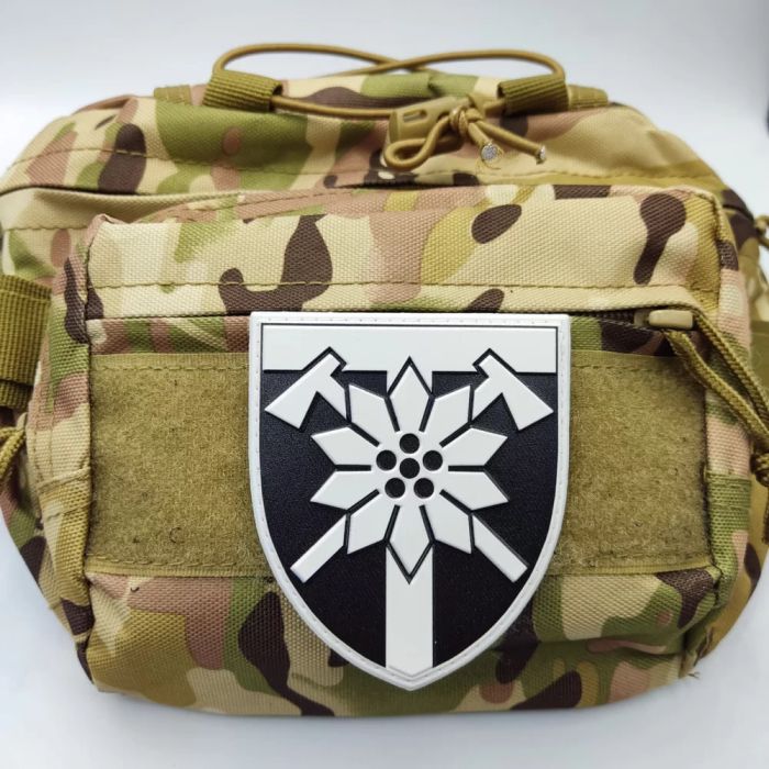 Шеврон ПВХ ЗСУ 128 окрема гірсько-штурмова Закарпатська бригада ОК Захід