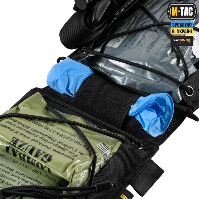 M-Tac Аптечка-вкладиш тактична індивідуальна IFAK Elite Black