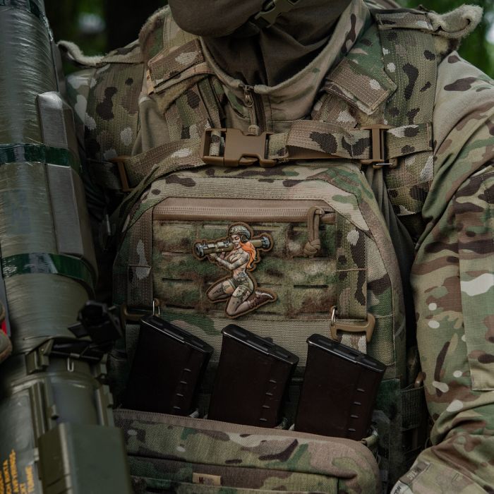 M-Tac нашивка Tactical girl №10 PVC Tattoo