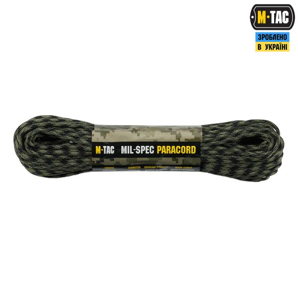 M-Tac паракорд 550 mil-spec 30m Black Forest